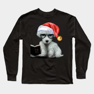 Sad Dog At Christmas Long Sleeve T-Shirt